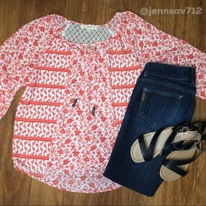 *SOLD* Rewind Paisley & Lace Top